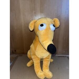 Simpsons Santa's Little Helper Dog 14" Plush Stuffed Toy Universal Studios